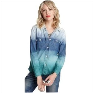 Free People Before Sunrise Button Up Shi…